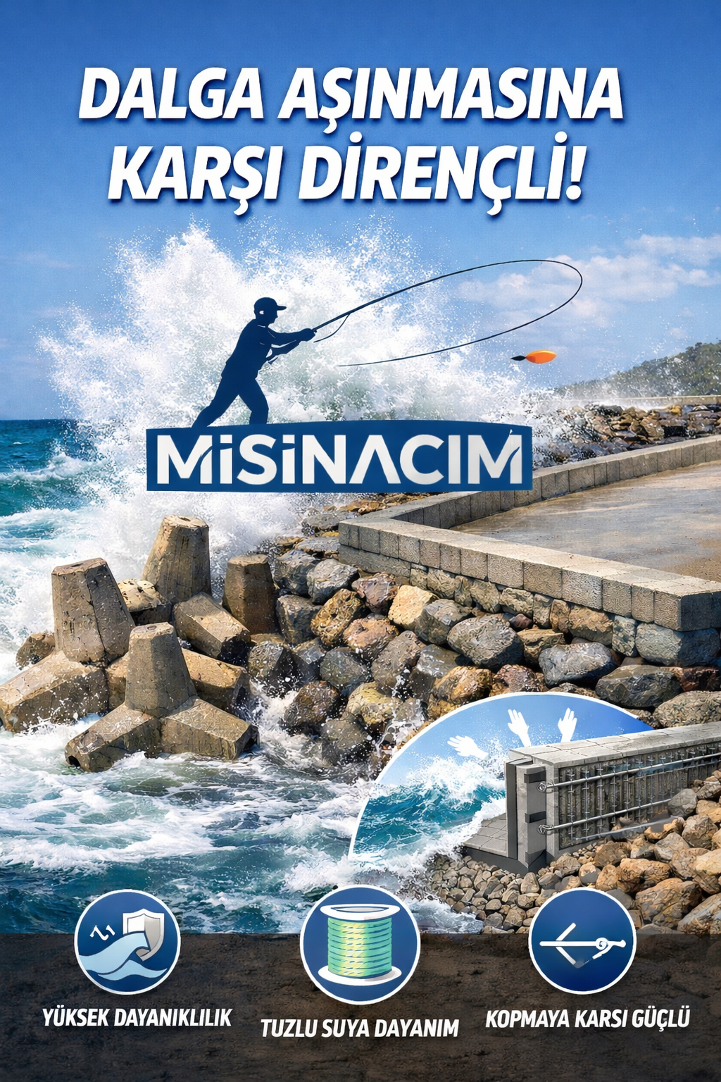 Misinacım™ Monoflılament misina
